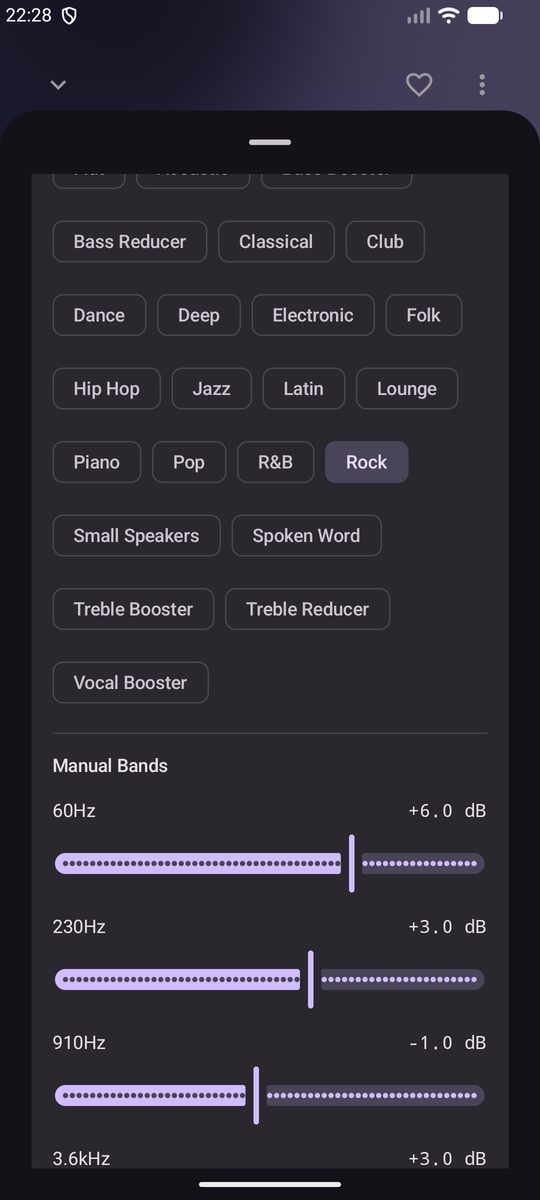 Equalizer screenshot