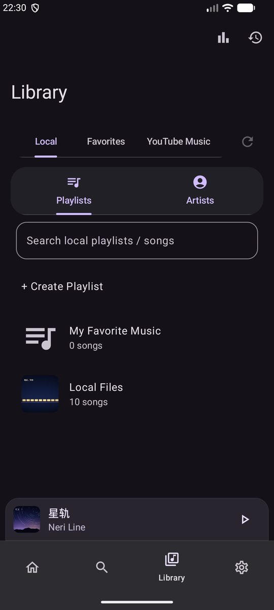 Library screenshot